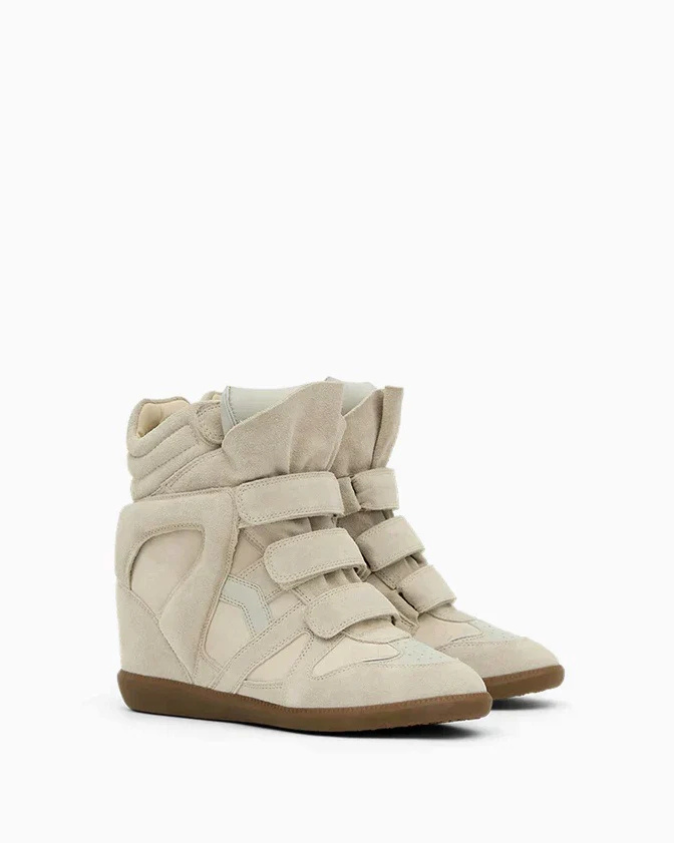 ByAlina, High Heel Leather Sneakers