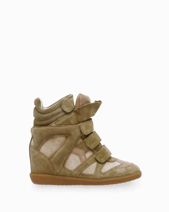 ByAlina, High Heel Leather Sneakers